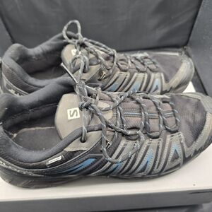 Salomon Men's Black and‎ Blue Athletic Shoes